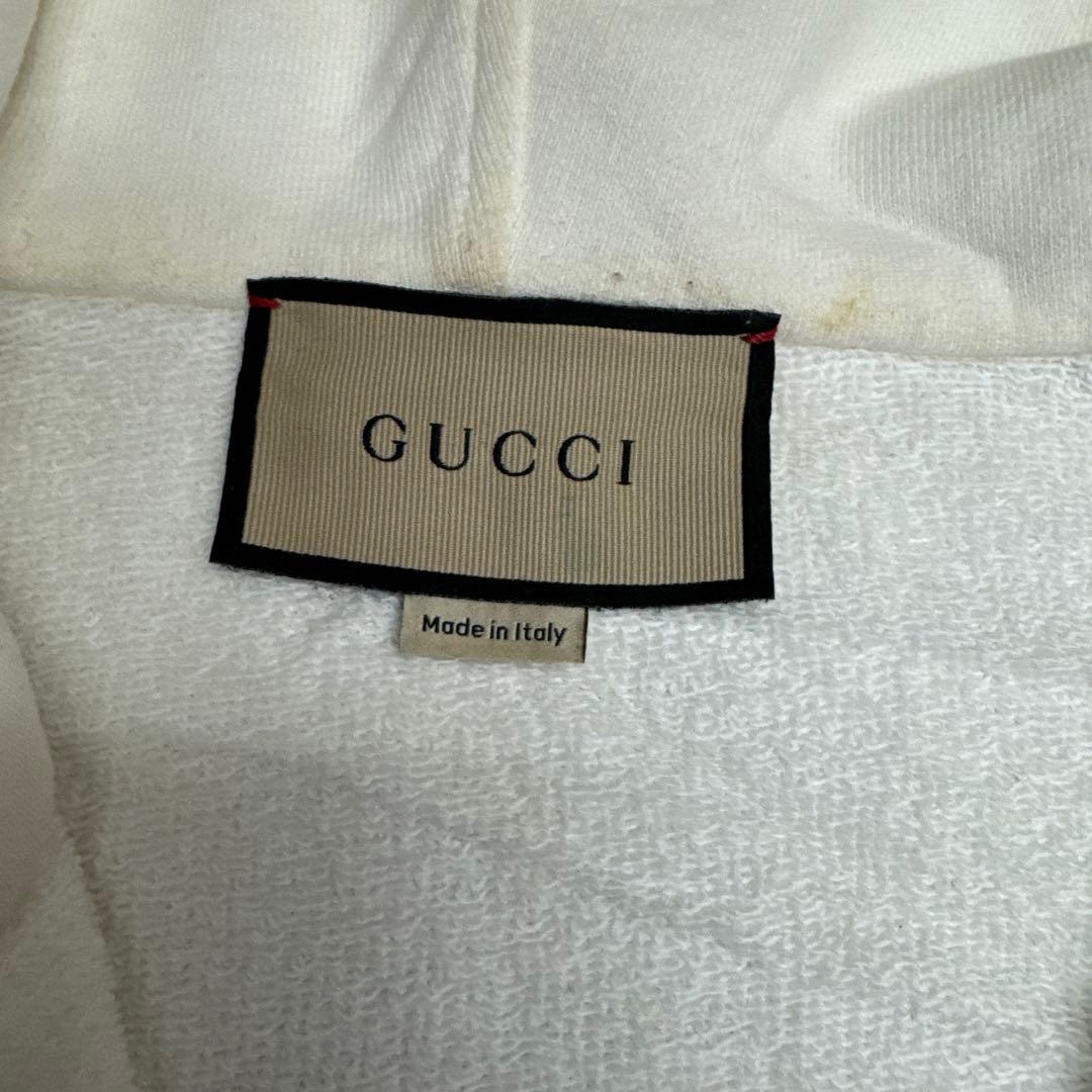 り*お様 ★グッチ★ウェブ＆GUCCI ラベル付き スウェットシャツ★size