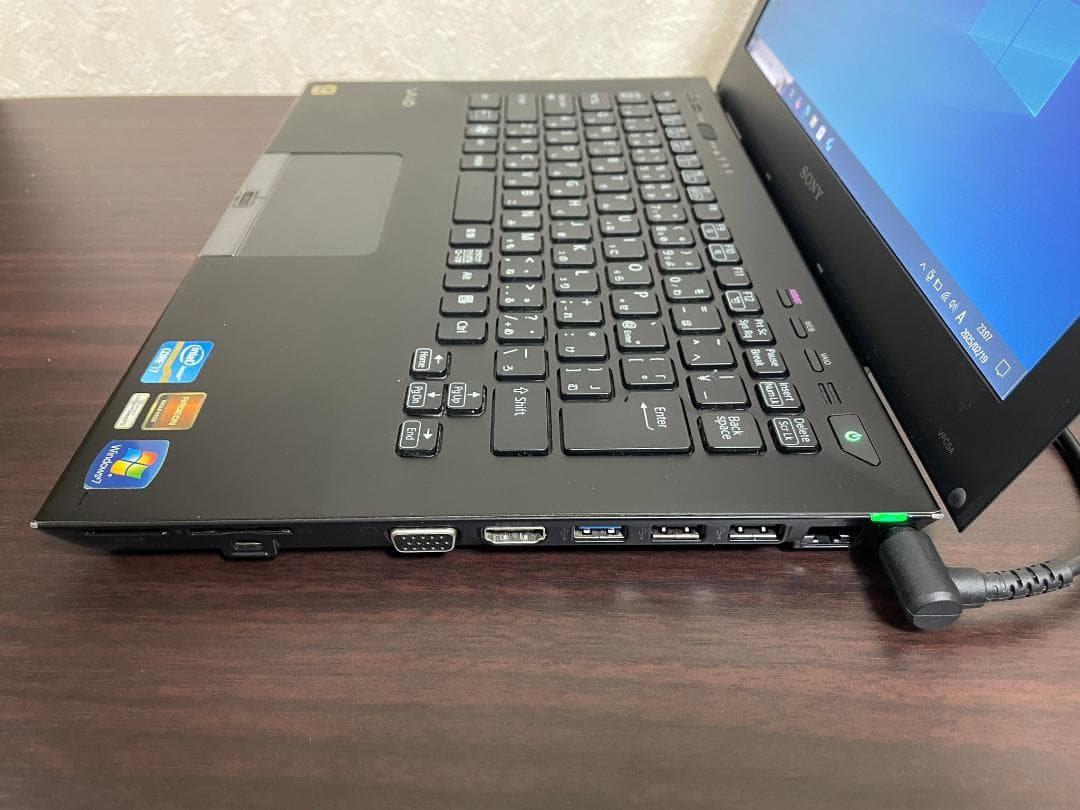 Win10 SONY VAIO i7 8GB SSD256GB 純正ACアダプタ