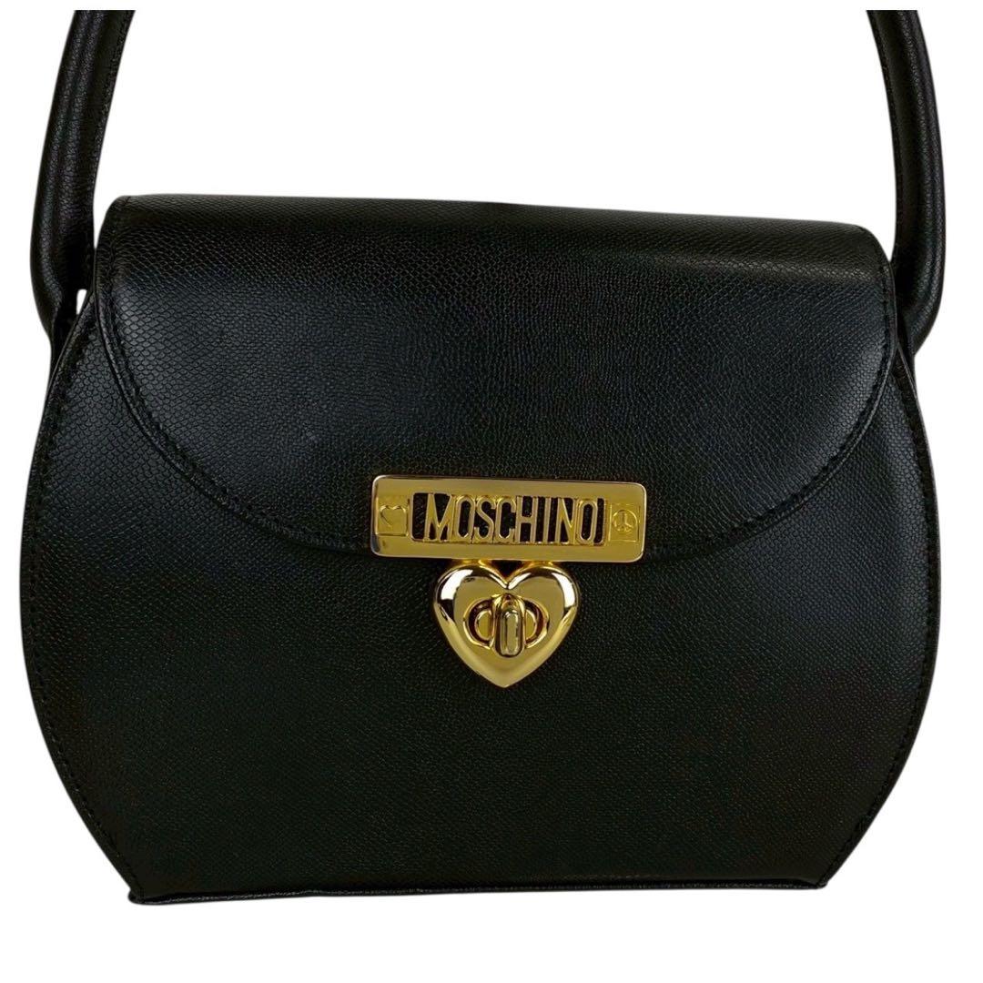 MOSCHINO モスキーノ ハンドバッグ ベルト 2点セット レザー ハート