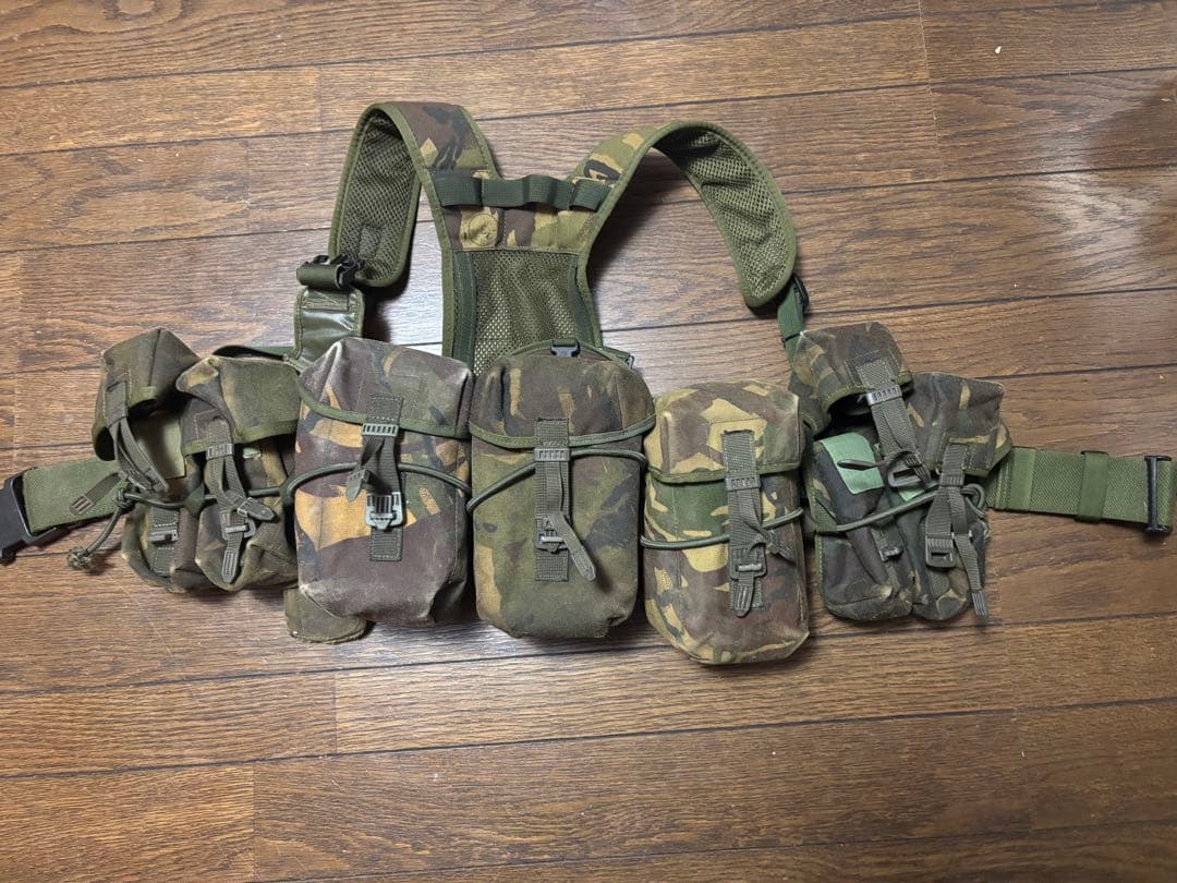 イギリス軍放出品 PLCEベルトキット DPM迷彩