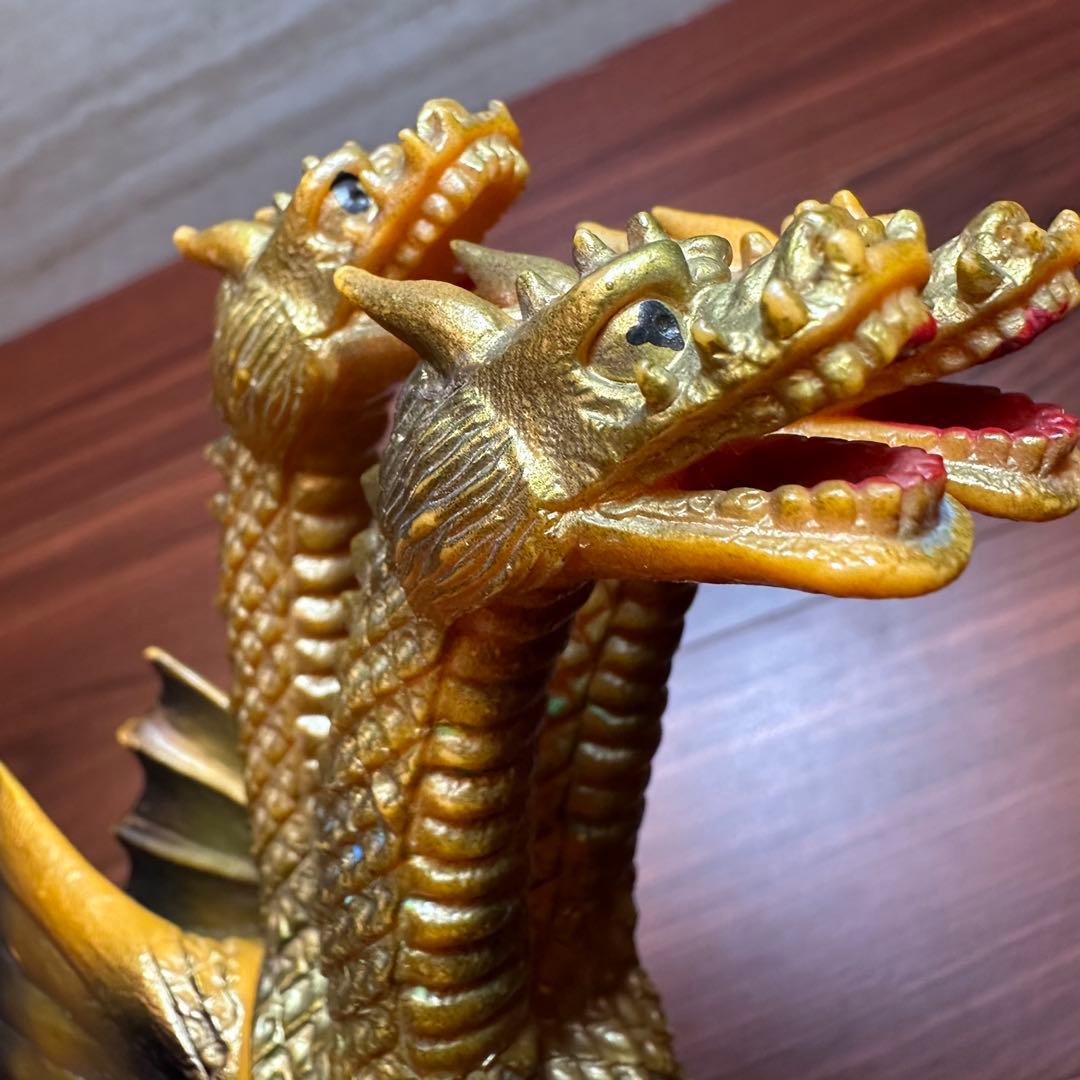 当時物 ポピー　キングザウルスシリーズ　キングギドラ　ソフビ 5653