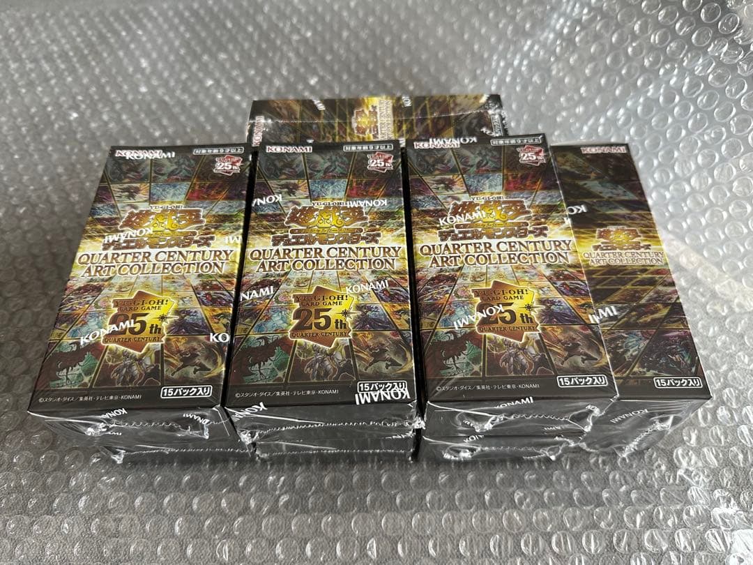 【新品未開封】遊戯王クォーターセンチュリーアートコレクション8BOXシュリンク付