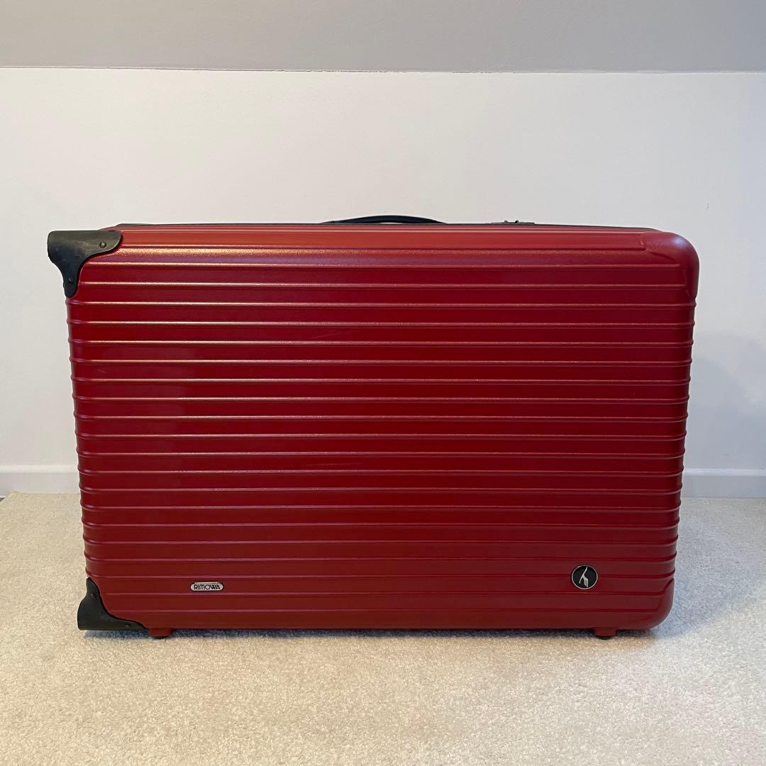 RIMOWA Lufthansa Salsa XL 2輪 レッド 85L