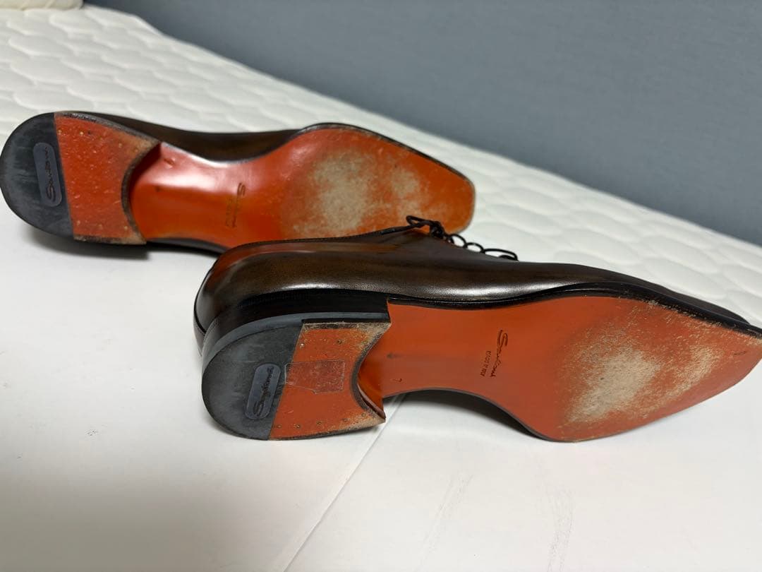 Santoni ブラウン ドレスシューズ 7