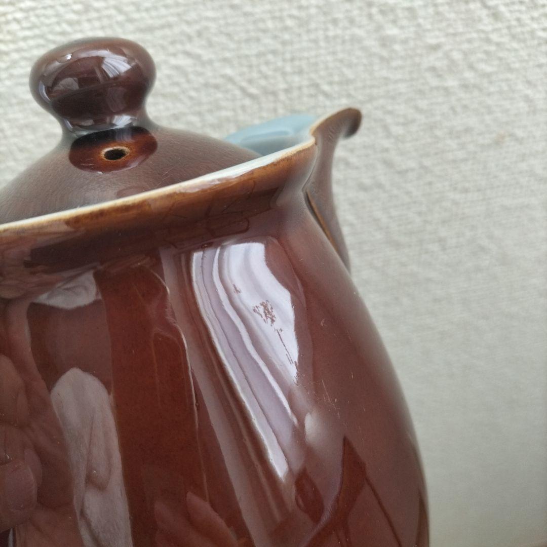 イギリス　ビンテージ　denby コーヒーポット　＆　クリーマー