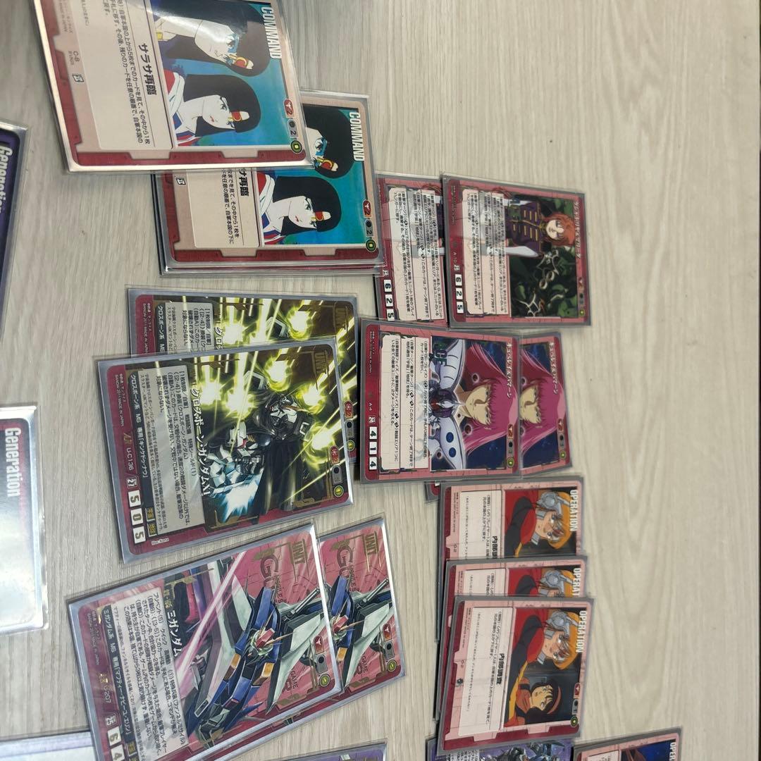 ソルト ガンダムウォー 赤、紫デッキACEダブルオーライザー