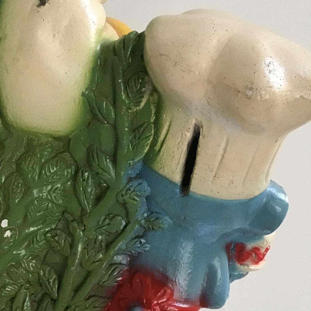 スマーフ ビンテージ 飾り 置物 貯金箱 陶器製