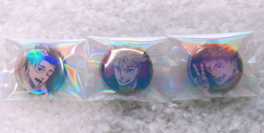ラスト 週間少年ジャンプ 呪術廻戦 55キャラ缶バッジ 当選 非売品 3点セット