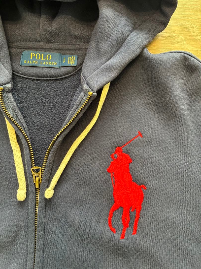 Polo Ralph Lauren ネイビー フルジッパーパーカー