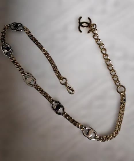 極美品 CHANEL CCマーク チェーンチョーカー ネックレス