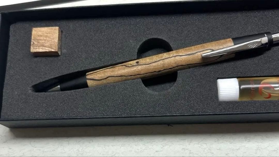 野原工芸　スポルテッド栃　シャープペンシル