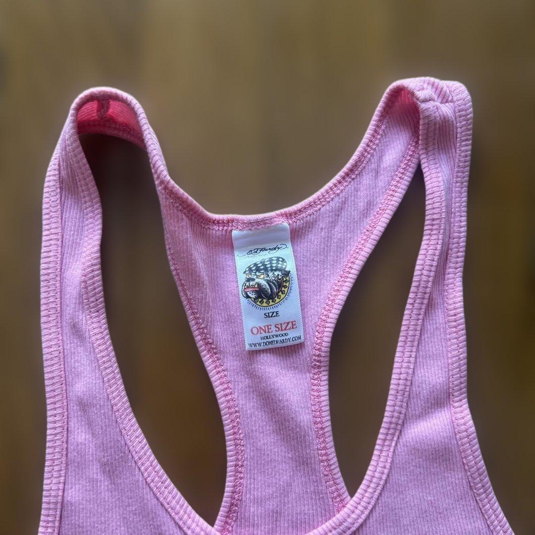 Ed Hardy ストーン ロングタンクトップ