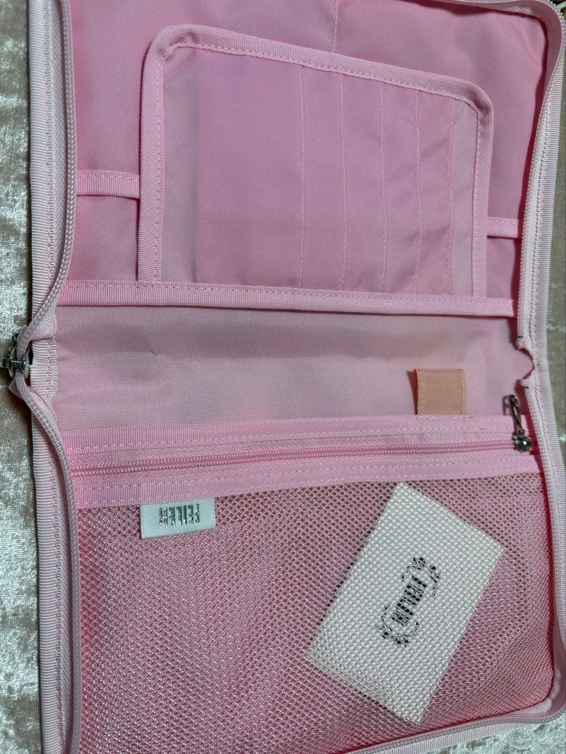 FEILER マルチケース　母子手帳ケース　ハイジ柄　ピンク