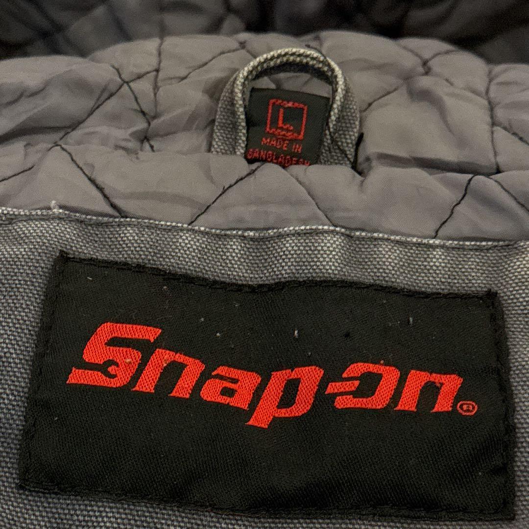 S*様 Snap-on スナップオン ダック アクティブジャケット グレー Lメ
