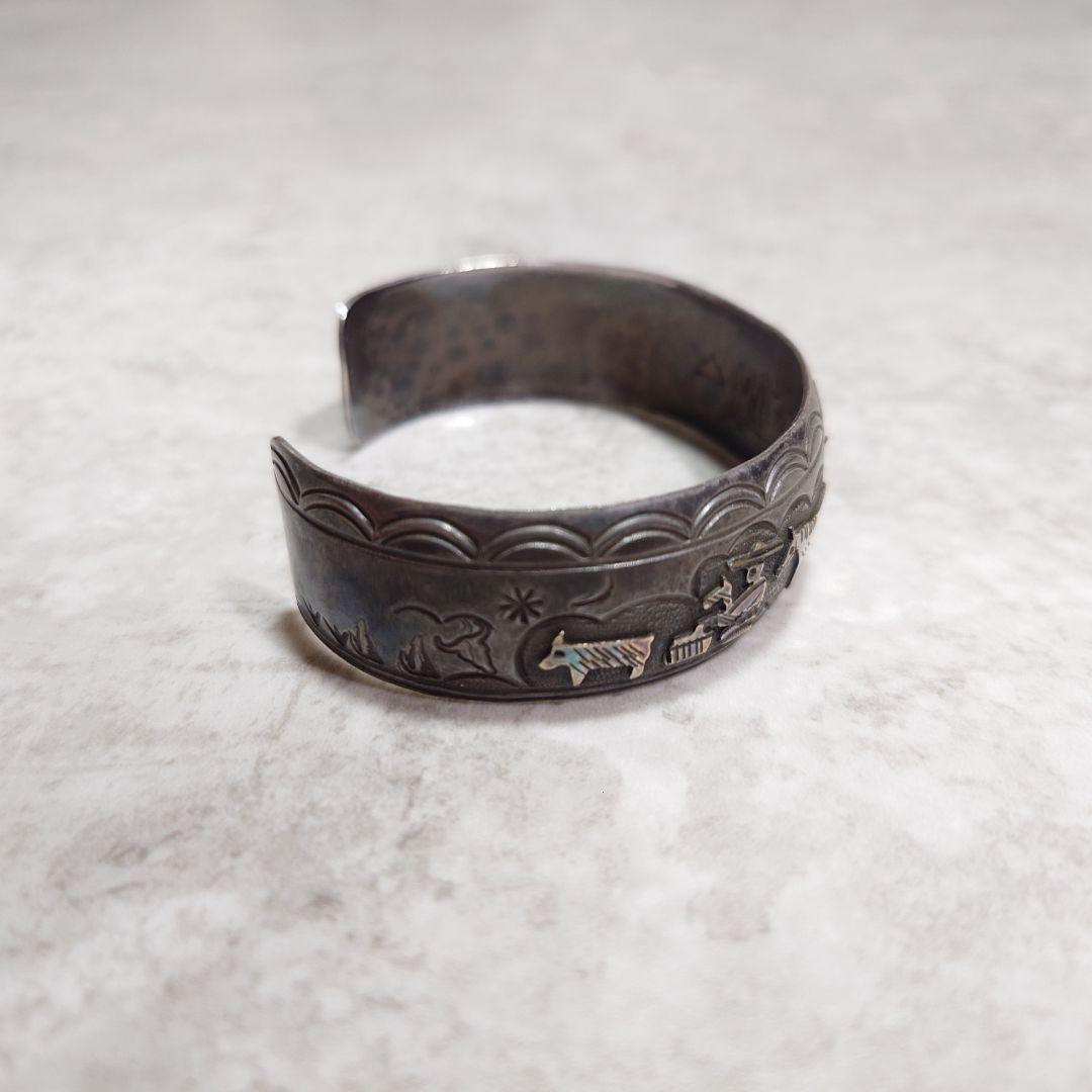 NAVAJO TA BEGAY バングル 12KGF SILVER925