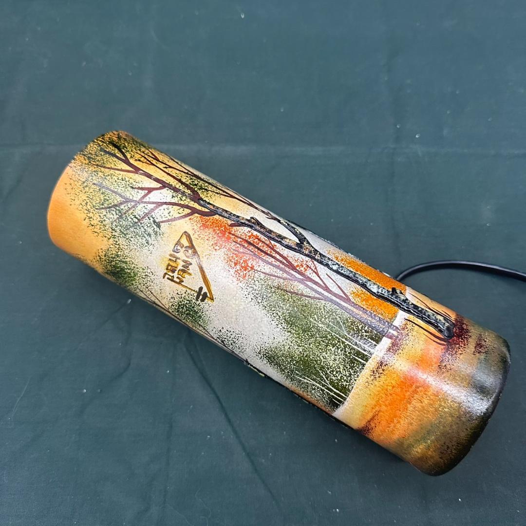 ドームナンシー 筒型 大　卓上証明　高さ22cm 被せガラス　アンテルカレール