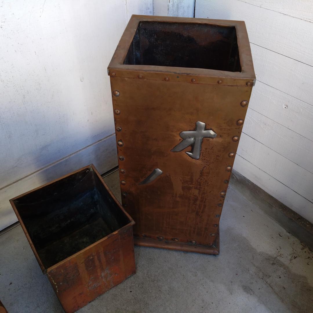 銅製　てあぶり火鉢 古道具