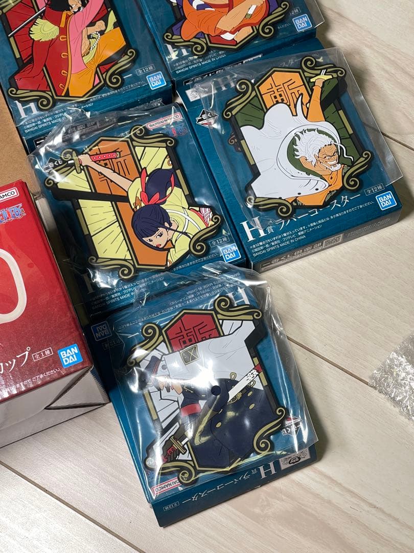 ワンピース一番くじEX マグカップ・皿・コースターセット