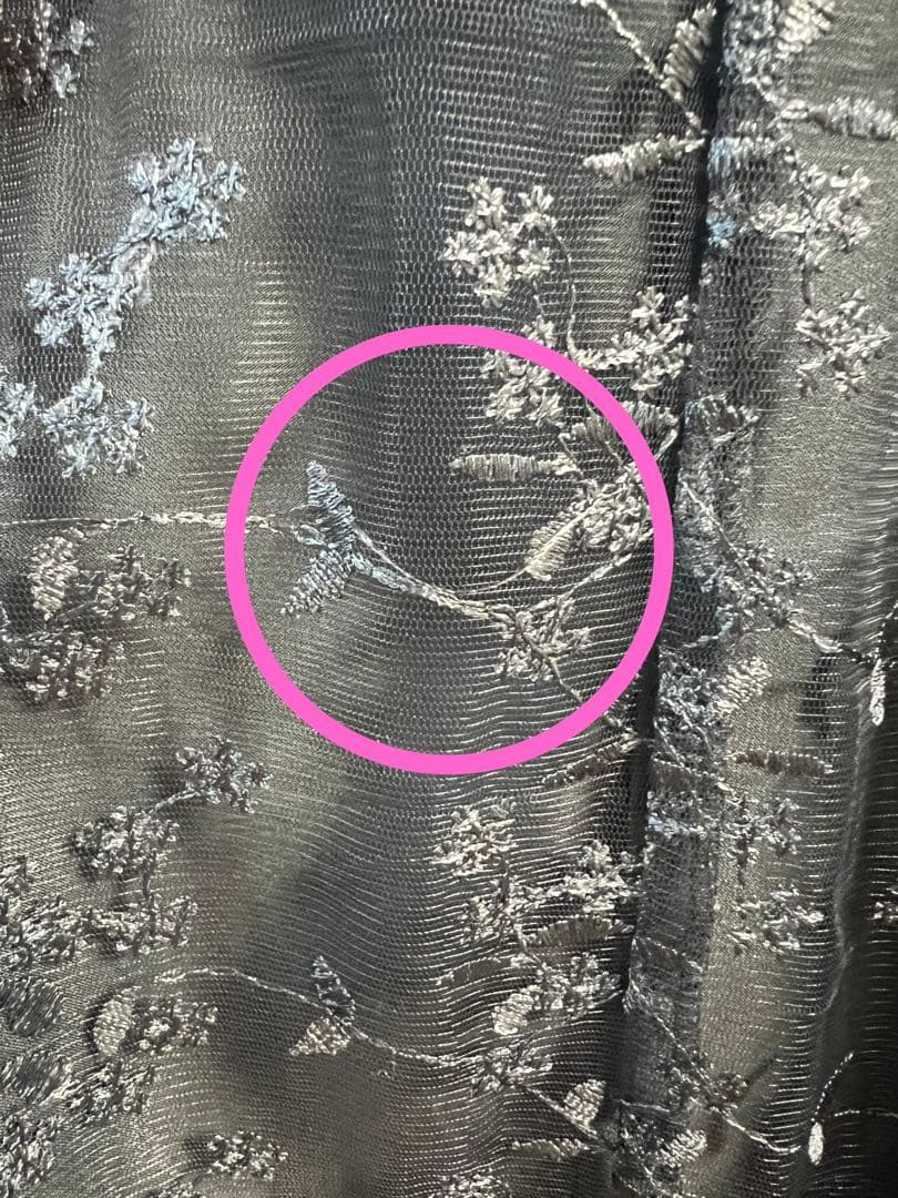 kana Aラインパーティードレス グレー　S