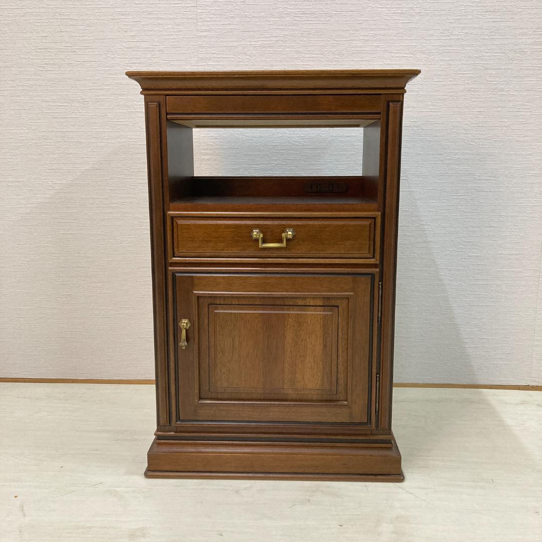 【マルニ】地中海  ロイヤル 電話台 花台 FAX台 キャビネット