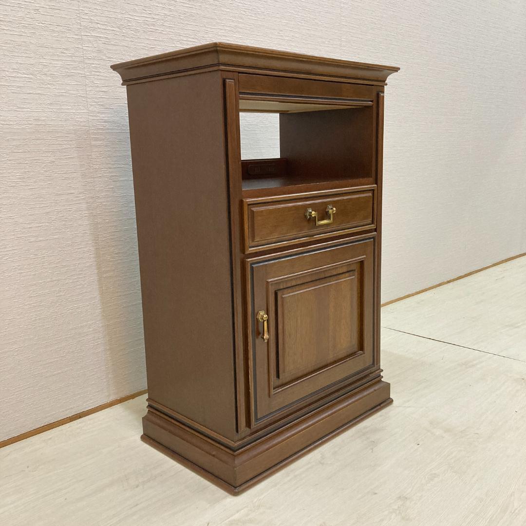 【マルニ】地中海  ロイヤル 電話台 花台 FAX台 キャビネット