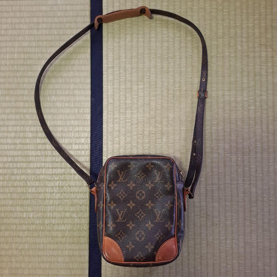 LOUIS VUITTON ショルダーバッグ　アマゾン　モノグラム　焦茶色