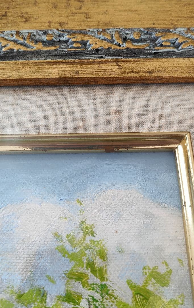 二宮武油絵『上高地』