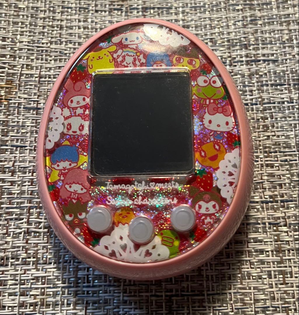 箱・取説あり、たまごっちみーつ サンリオ　ピンク