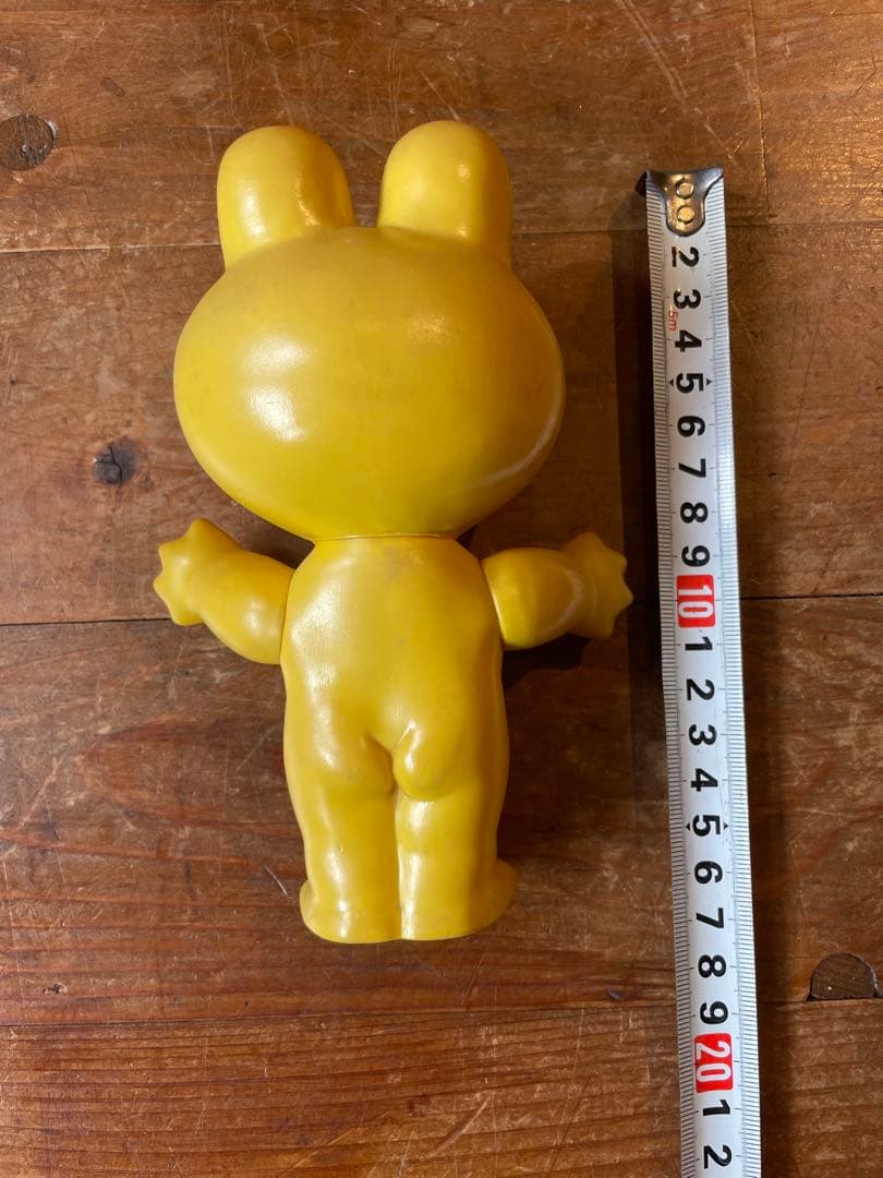 新春特別値下げ❣️コーワ ケロちゃん　イエロー カエル 花火 ソフビ人形 企業モノ