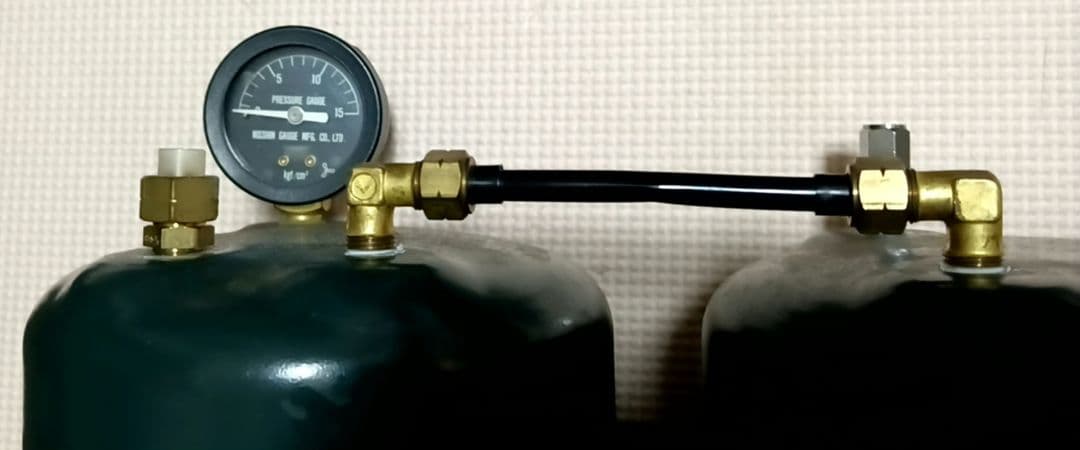 JACガスガン2点セット　ガスタンク付き