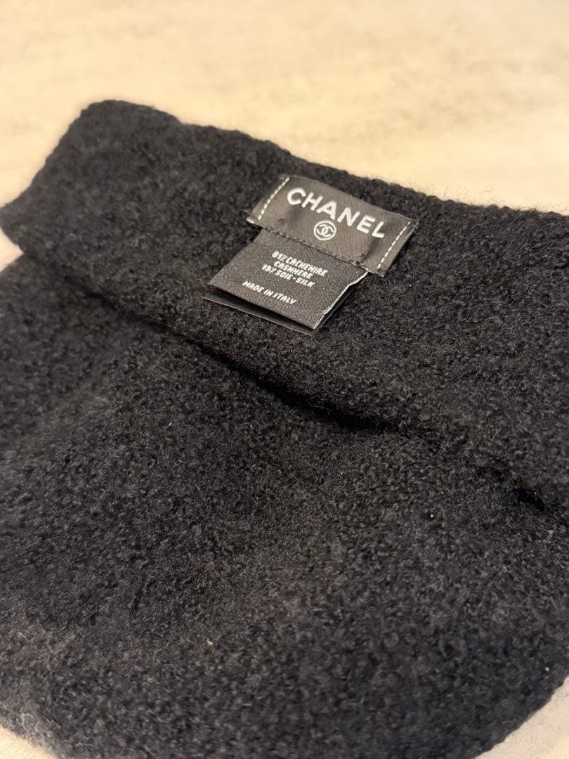 CHANEL ブラック ニット帽