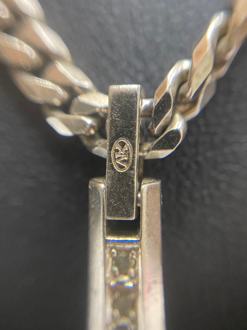 6Pダイヤ 0.12ct PtGC 喜平ネックレス