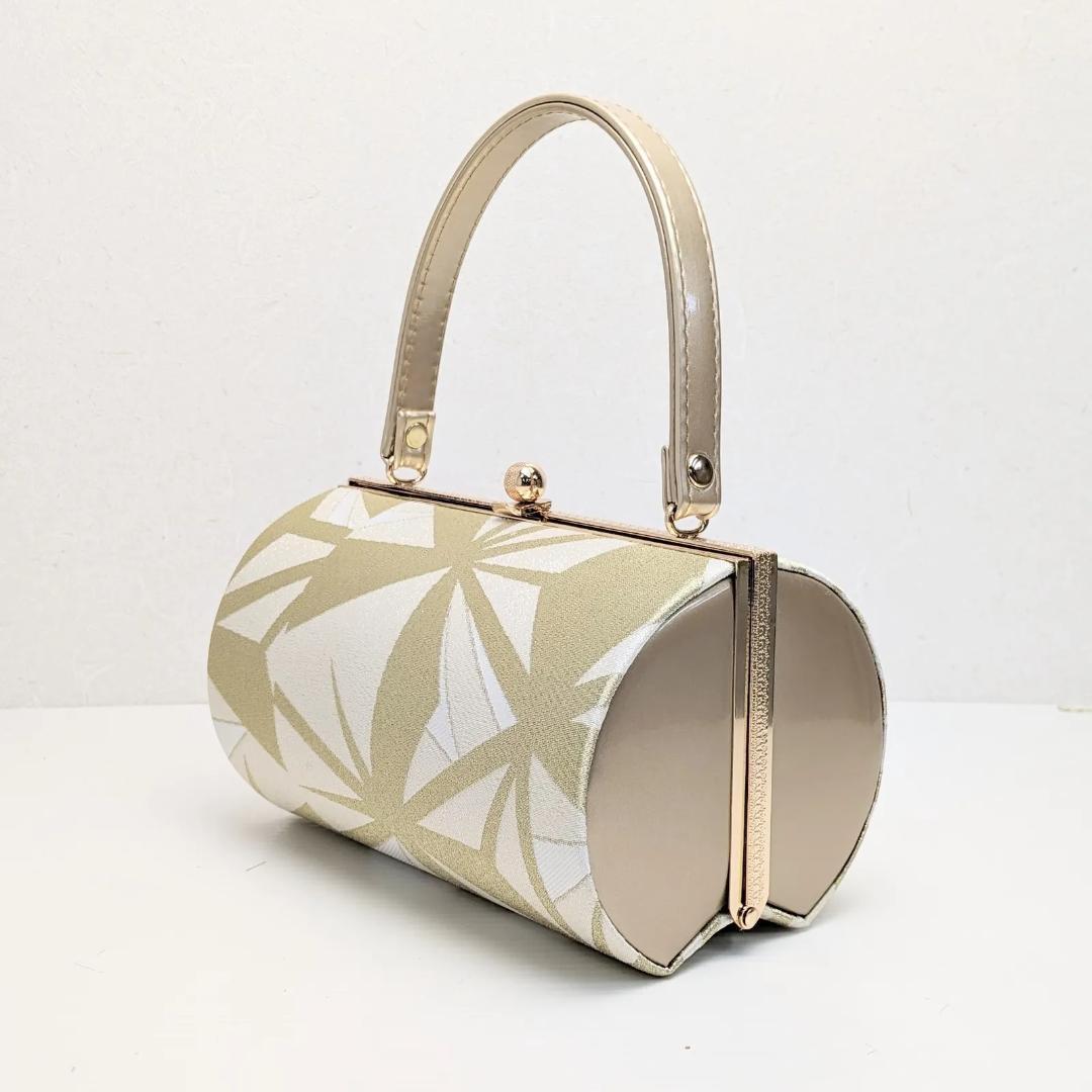 和装 草履バッグセット 帯地 金 ゴールド 3枚芯 フリーサイズ k15-10