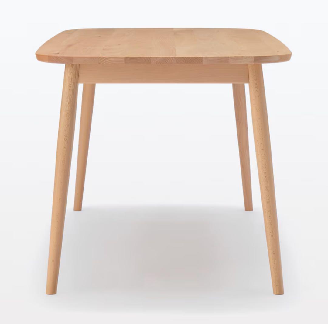 さくさく⭐︎無印良品 MUJI ブナ材テーブル 丸脚 150cm