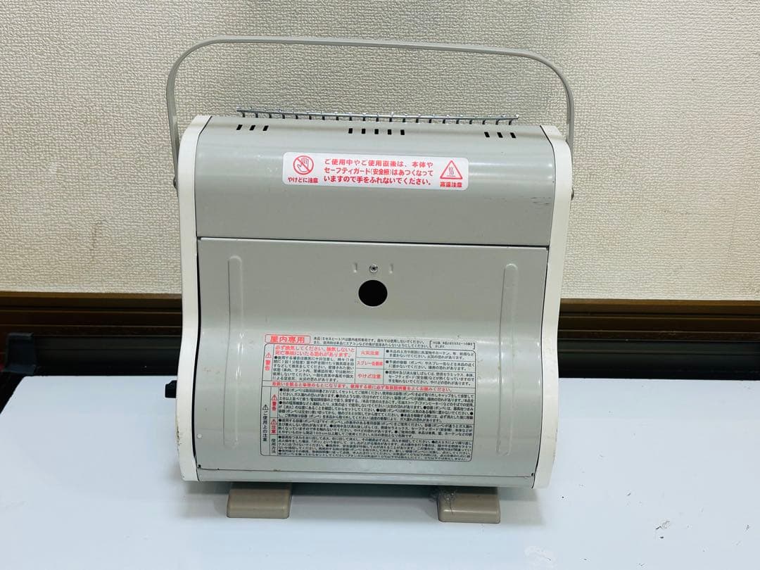 コンパクトストーブ ホワイト ハンドル付きKH012