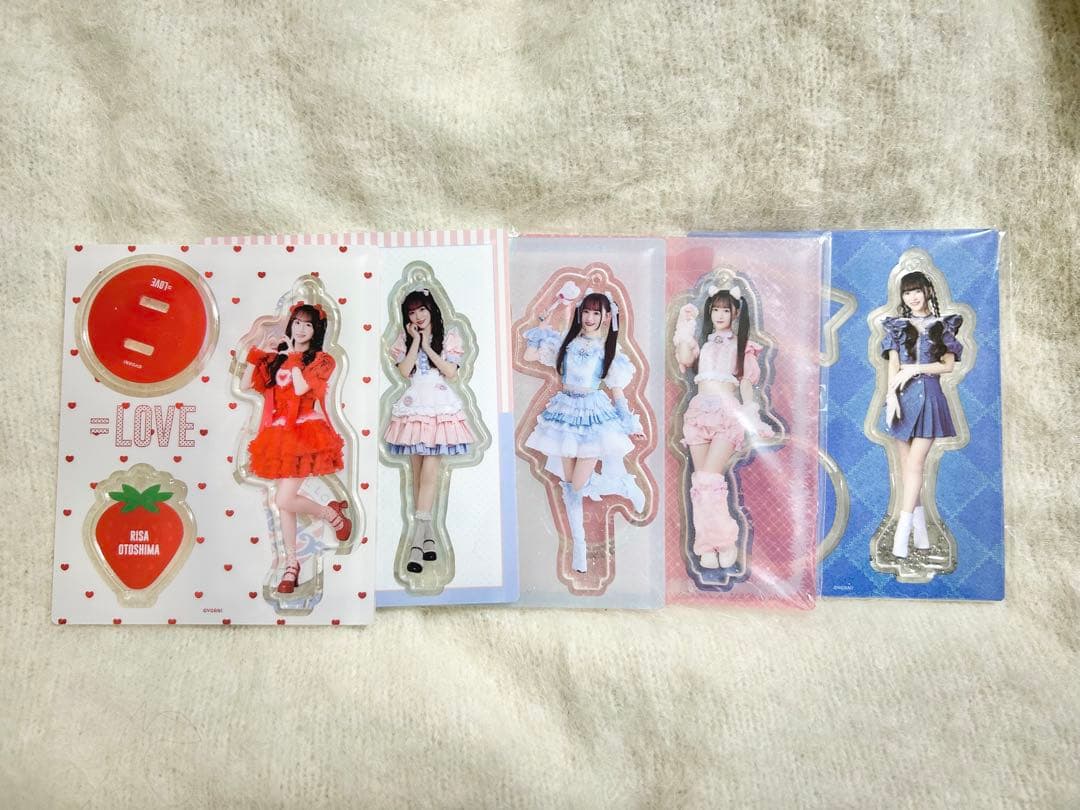 音嶋莉沙　アクリルスタンド 5点セット