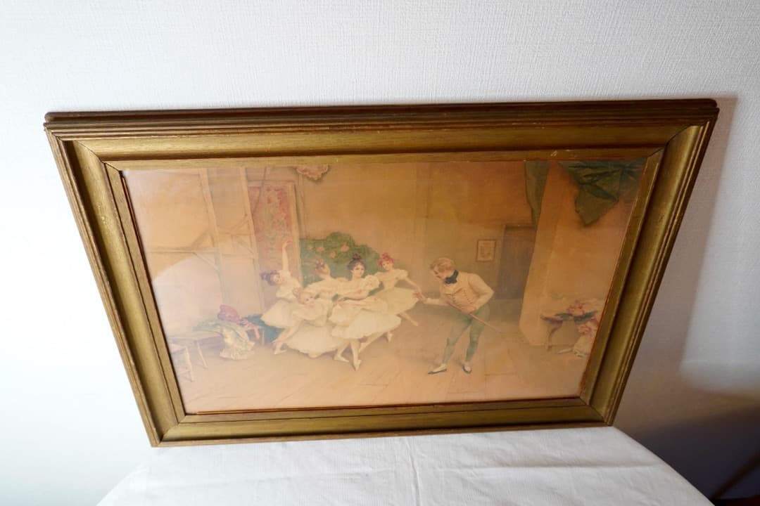 フランス アンティーク 1890年代 絵画