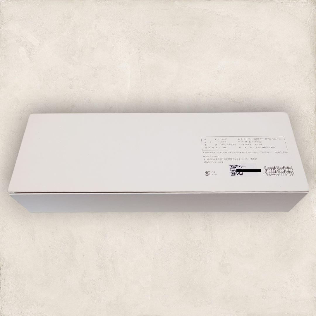✨美品✨ KINUJO ストレートアイロン パールホワイト LM-225