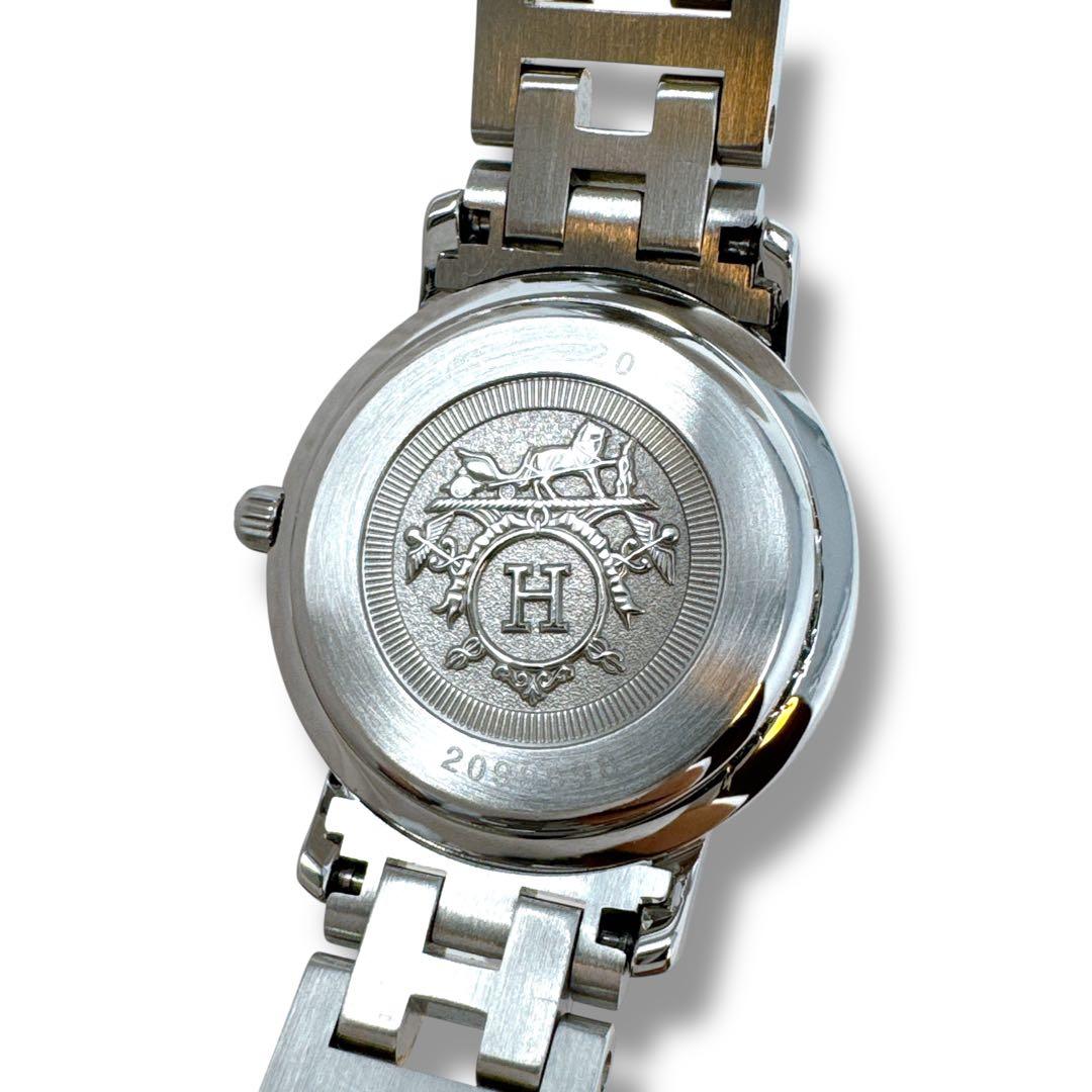 エルメス クリッパー CL4.220 コンビ Dバックル レディース 時計 美品