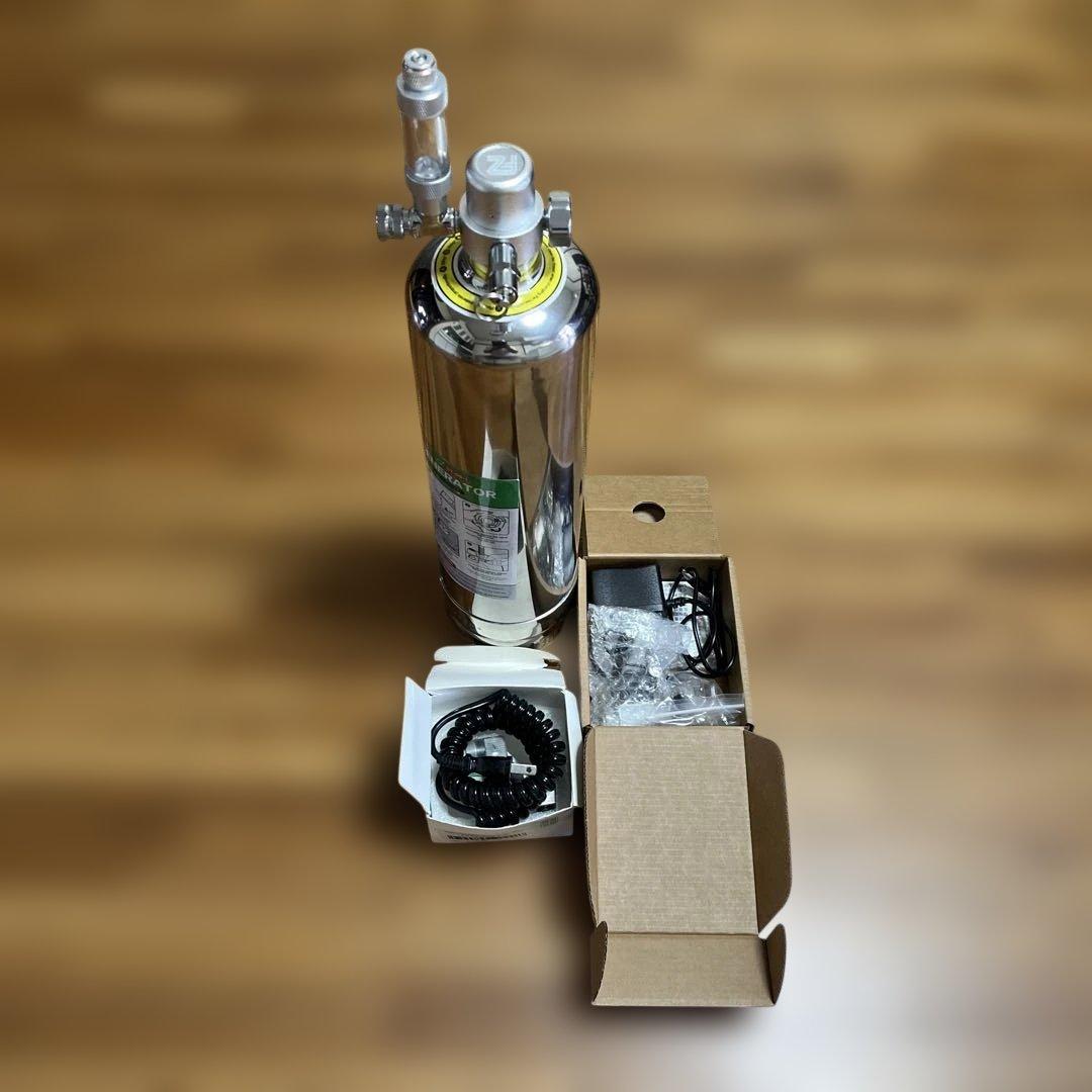 CO2ジェネレーター　化学反応式ボンベ2.5ℓ電磁弁付