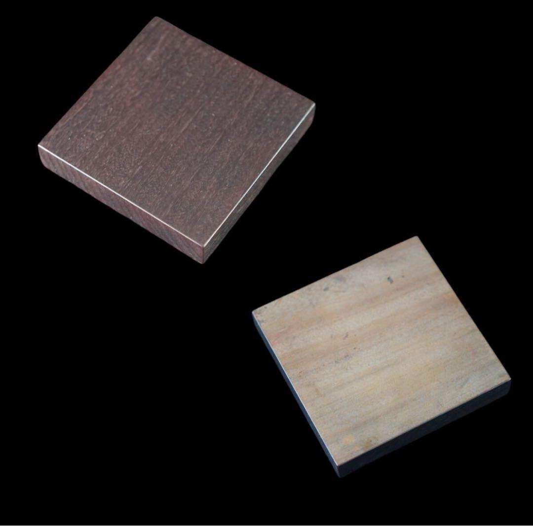 彫刻家 笠原鉄明 柿 木彫 置物 オブジェ 共箱 茶道具 文化庁収蔵 秋の旬