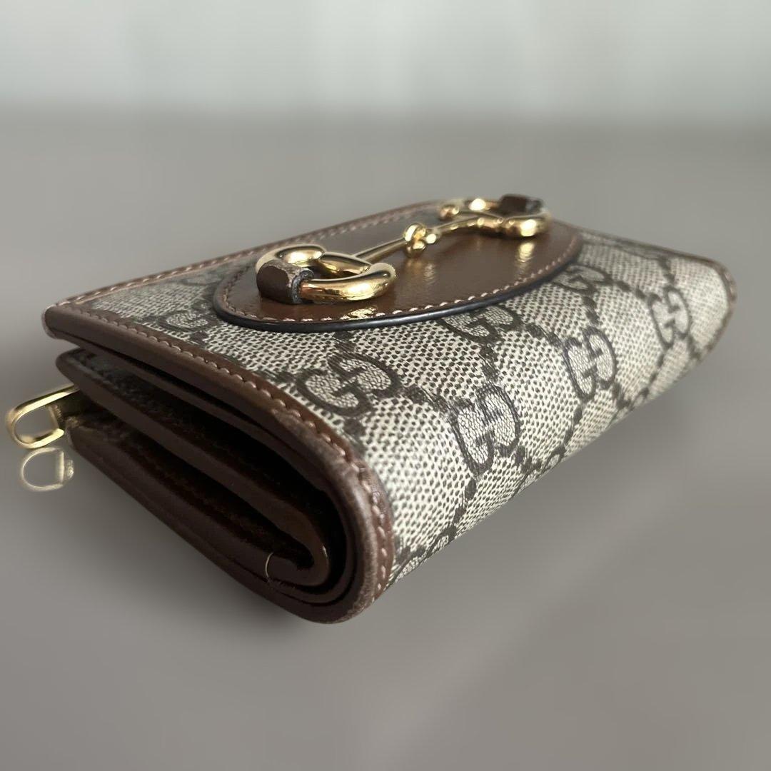 GUCCI 二つ折り財布 モノグラム