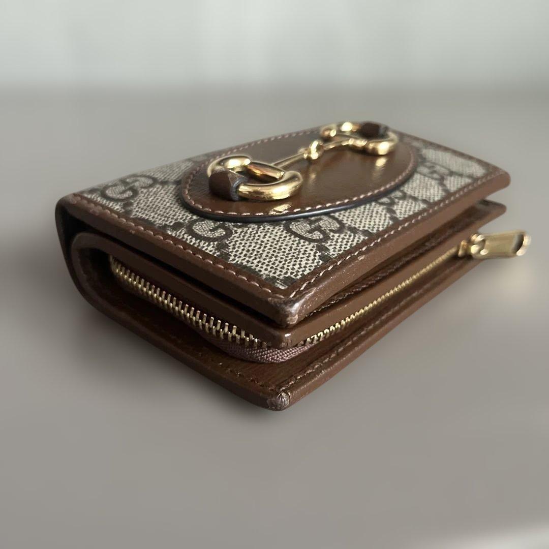 GUCCI 二つ折り財布 モノグラム