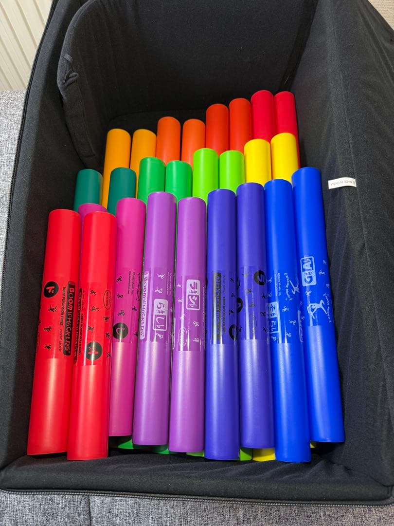 ドレミパイプ 39本 オクタベーター付 音楽 知育 リトミック ブームワッカー