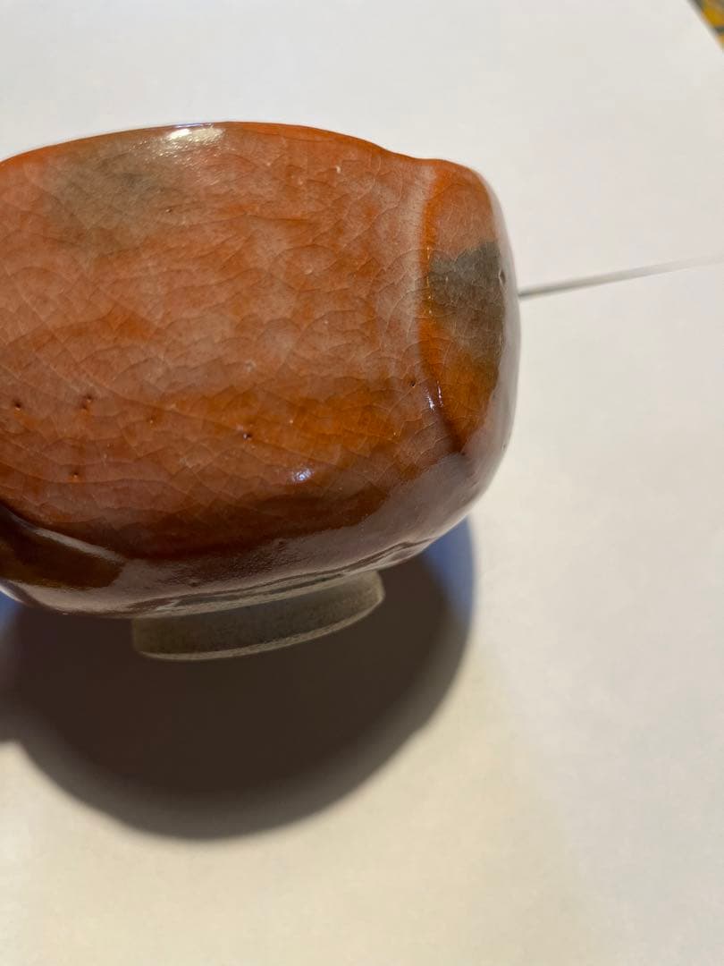 裏千家の茶器　陶器　ピンク　小鳥さん柄