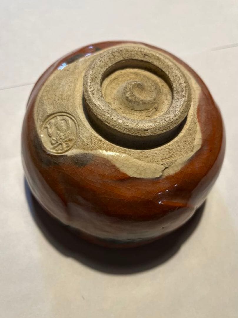 裏千家の茶器　陶器　ピンク　小鳥さん柄