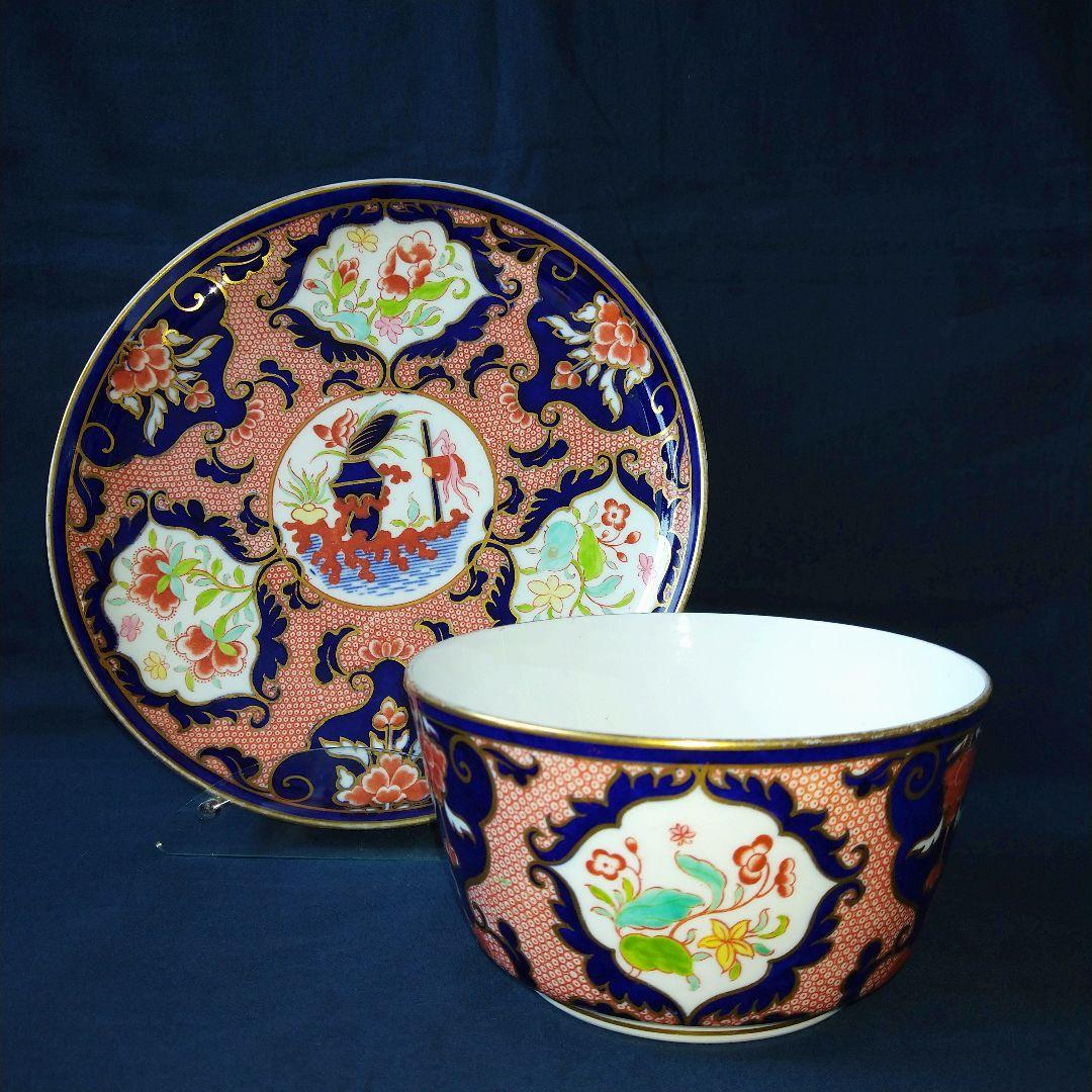 ✤ロイヤルクラウンダービー✤〘伊万里写ボウル＆ソーサー〙セット