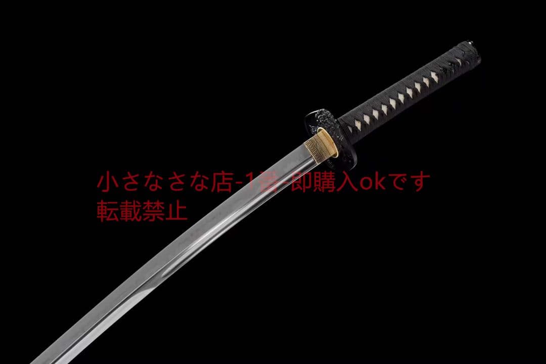 T10小烏丸焼刃三色研磨『黒爵侍』古兵器 武具 刀装具 日本刀 模造刀