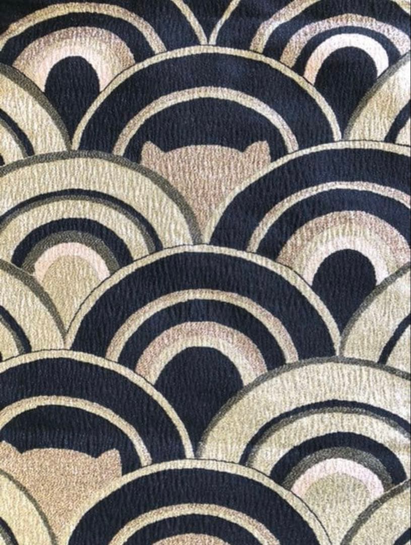 成人式振袖セット　ブランド(きもの道楽) 袋帯（ツモリチサト）猫柄