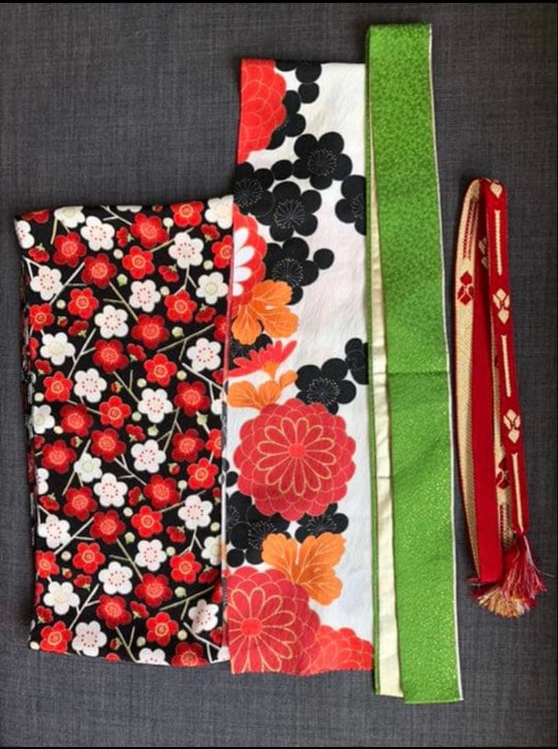 成人式振袖セット　ブランド(きもの道楽) 袋帯（ツモリチサト）猫柄